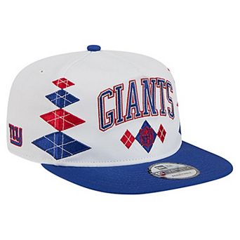 Men's New Era White New York Giants Argyle 19TWENTY Adjustable Hat