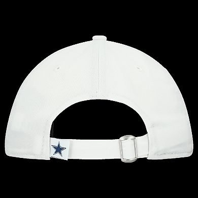 Women's New Era White Dallas Cowboys Team Fan 9TWENTY Adjustable Hat