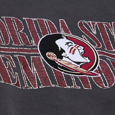 Men's Mitchell & Ness Black Florida State Seminoles Downtown Fleece Sweatshirt