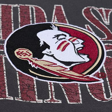 Men's Mitchell & Ness Black Florida State Seminoles Downtown Fleece Sweatshirt