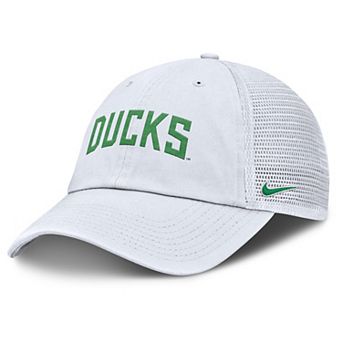 Men's Nike White Oregon Ducks Club Campus Trucker Adjustable Hat