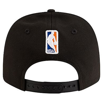 Men's New Era Black New York Knicks 9SEVENTY Stock Adjustable Hat