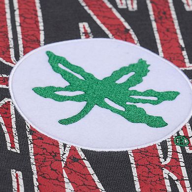 Men's Mitchell & Ness Black Ohio State Buckeyes Downtown Fleece Sweatshirt