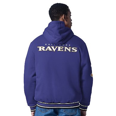 Men's G-III Sports by Carl Banks Purple Baltimore Ravens Power Forward Commemorative Full-Zip Hooded Jacket