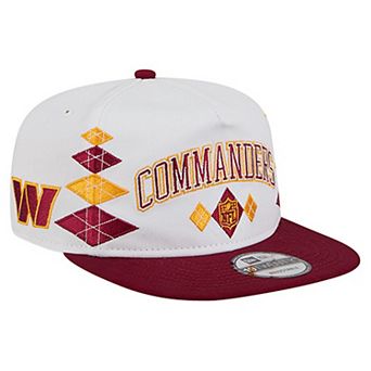 Men's New Era White Washington Commanders Argyle 19TWENTY Adjustable Hat