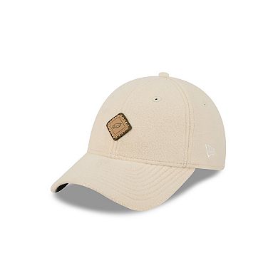 Women's New Era Cream Philadelphia Eagles Comfy 9FORTY Adjustable Hat