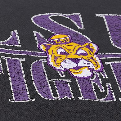Men's Mitchell & Ness Black LSU Tigers Downtown Fleece Sweatshirt
