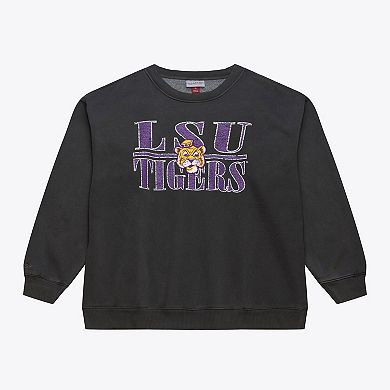 Men's Mitchell & Ness Black LSU Tigers Downtown Fleece Sweatshirt