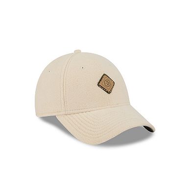 Women's New Era Cream Pittsburgh Steelers Comfy 9FORTY Adjustable Hat