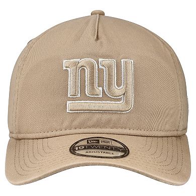 Men's New Era Tan New York Giants 19TWENTY Adjustable Hat