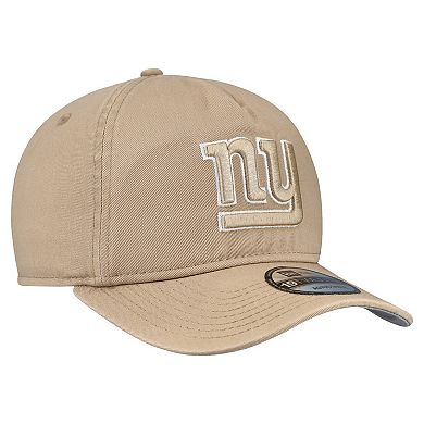 Men's New Era Tan New York Giants 19TWENTY Adjustable Hat