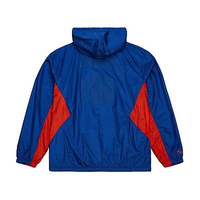 Men's Mitchell & Ness Blue New York Knicks Playmaker Full-Zip