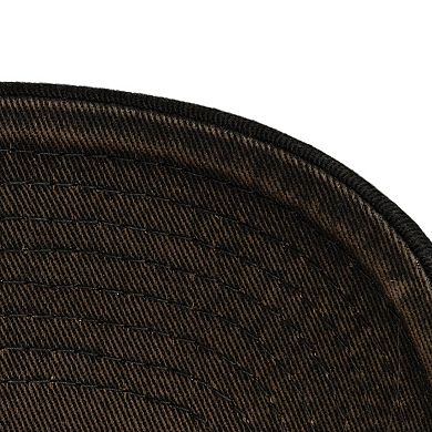 Men's Mitchell & Ness Black Boston Bruins Downtown Snow Wash Pro-Crown Adjustable Hat