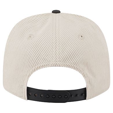 Men's New Era Cream/Charcoal Tennessee Volunteers Loyal Corduroy 9SEVENTY Adjustable Hat