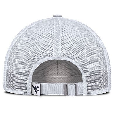 Men's Nike White West Virginia Mountaineers Club Campus Trucker Adjustable Hat