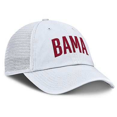 Men's Nike White Alabama Crimson Tide Club Campus Trucker Adjustable Hat