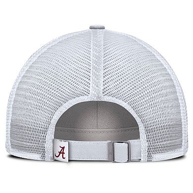 Men's Nike White Alabama Crimson Tide Club Campus Trucker Adjustable Hat