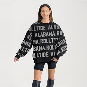 Women's Gameday Couture Black Alabama Crimson Tide Hype Era Sweatshirt