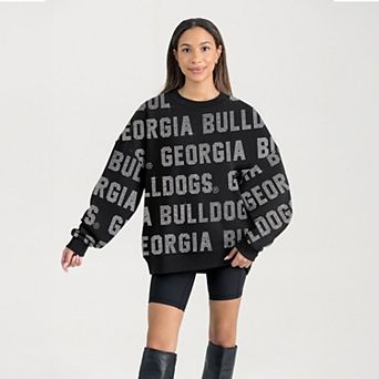 Women's Gameday Couture Black Georgia Bulldogs Hype Era Sweatshirt