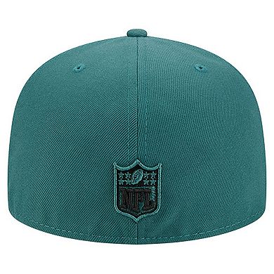 Men's New Era Midnight Green Philadelphia Eagles Group Chat 59FIFTY Fitted Hat