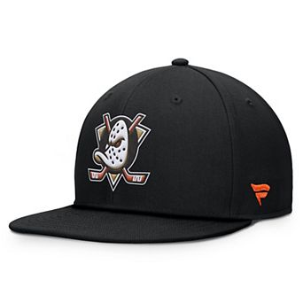 Men's Fanatics Black Anaheim Ducks Primary Logo Snapback Hat