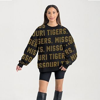 Women's Gameday Couture Black Missouri Tigers Hype Era Sweatshirt