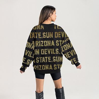 Women's Gameday Couture Black Arizona State Sun Devils Hype Era Sweatshirt