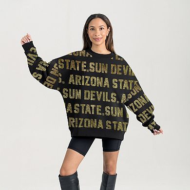 Women's Gameday Couture Black Arizona State Sun Devils Hype Era Sweatshirt