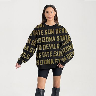 Women's Gameday Couture Black Arizona State Sun Devils Hype Era Sweatshirt