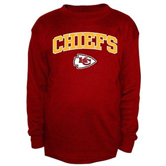 Men's Fanatics Red Kansas City Chiefs Big & Tall Thermal Long Sleeve Crew Neck T-Shirt
