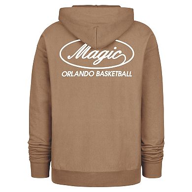 Men's '47 Khaki Orlando Magic Triple Double Foundation Premium Hoodie Sweatshirt