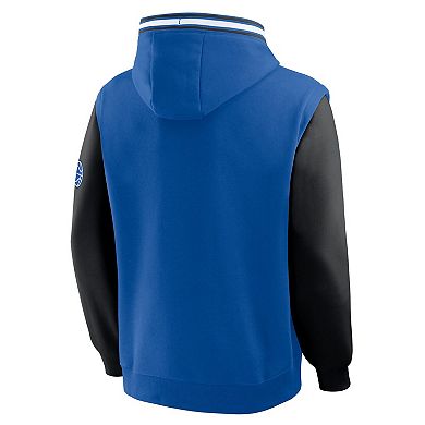 Men's Fanatics Blue/Black Orlando Magic Half Court Shot Clock Fastbreak Hoodie