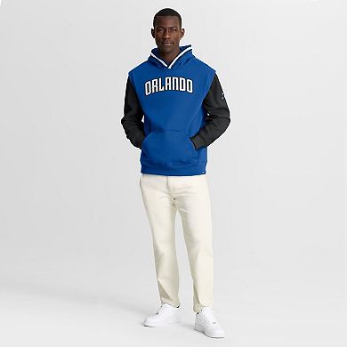 Men's Fanatics Blue/Black Orlando Magic Half Court Shot Clock Fastbreak Hoodie