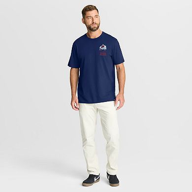 Men's Fanatics Navy Colorado Avalanche Crash The Net Legacy T-Shirt