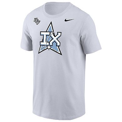 Men's Nike White UCF Knights 2025 Space Game Patch Core T-Shirt