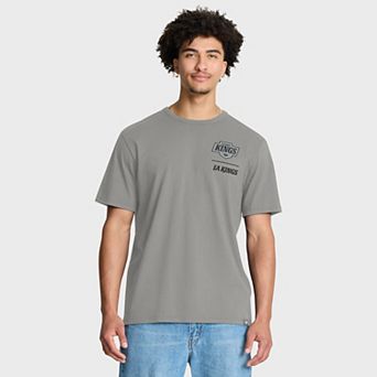Men's Fanatics Gray Los Angeles Kings Crash The Net Legacy T-Shirt