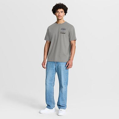 Men's Fanatics Gray Los Angeles Kings Crash The Net Legacy T-Shirt