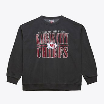 Men's Mitchell & Ness Black Kansas City Chiefs Downtown Collection Fleece Sweatshirt