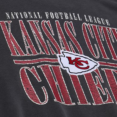 Men's Mitchell & Ness Black Kansas City Chiefs Downtown Collection Fleece Sweatshirt