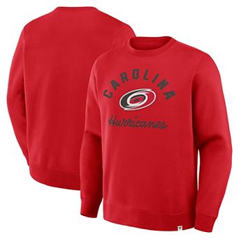 Men's Fanatics Red Carolina Hurricanes Stickler Sweatshirt