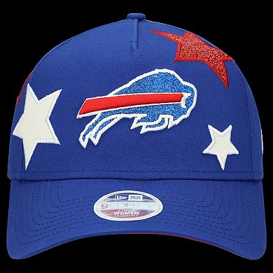 Women's New Era Royal Buffalo Bills Stardom A-Frame 9FORTY Adjustable Hat