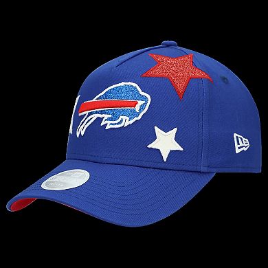 Women's New Era Royal Buffalo Bills Stardom A-Frame 9FORTY Adjustable Hat