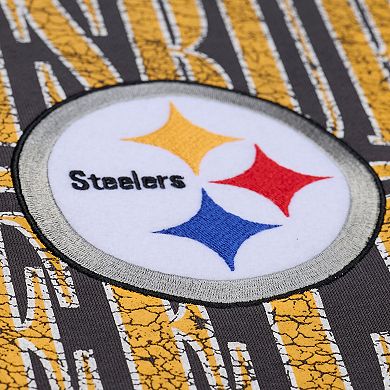 Men's Mitchell & Ness Black Pittsburgh Steelers Downtown Collection Fleece Sweatshirt