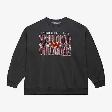 Men's Mitchell & Ness Black Washington Commanders Downtown Collection Fleece Sweatshirt