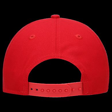 Women's New Era Scarlet San Francisco 49ers Stardom A-Frame 9FORTY Adjustable Hat