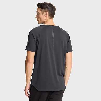 Men's Fanatics Charcoal Chicago Blackhawks Authentic Pro Rink Raglan Performance T-Shirt