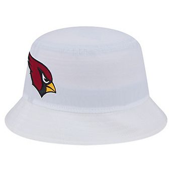 Men's New Era White Arizona Cardinals Helmet Bucket Hat