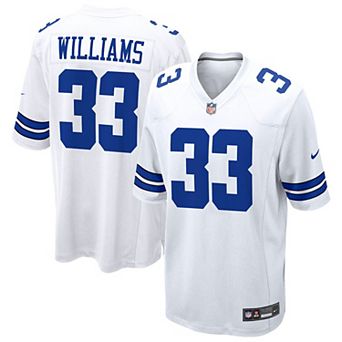 Men's Nike Javonte Williams White Dallas Cowboys Game Jersey
