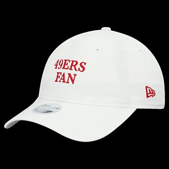 Women's New Era White San Francisco 49ers Team Fan 9TWENTY Adjustable Hat