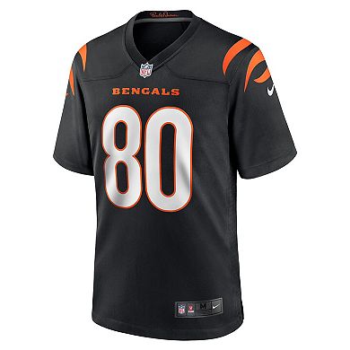 Men's Nike Andrei Iosivas Black Cincinnati Bengals Team Game Jersey